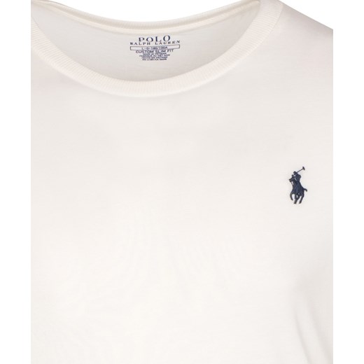 T-shirt męski biały Ralph Lauren z krótkim rękawem 