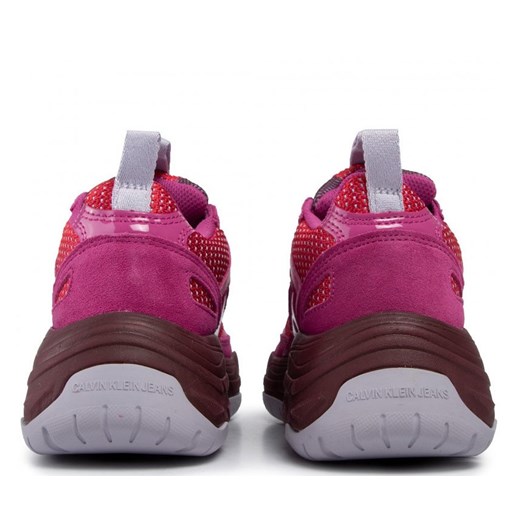 Calvin Klein buty sportowe damskie sznurowane na platformie 