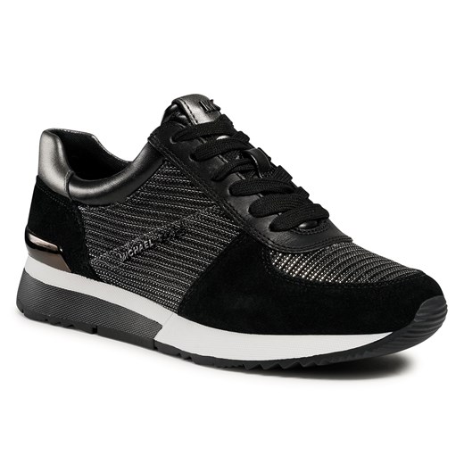 Michael Kors buty sportowe damskie sneakersy czarne wiązane 