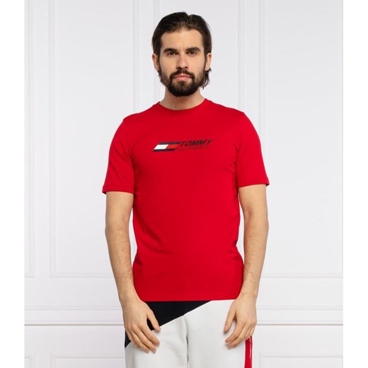 T-shirt męski Tommy Sport z krótkim rękawem 