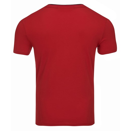 T-shirt koszulka Calvin Klein Carbon Brush Red Calvin Klein L zantalo.pl okazja