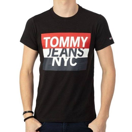 T-SHIRT MĘSKI TOMMY JEANS CZARNY Tommy Hilfiger M Royal Shop
