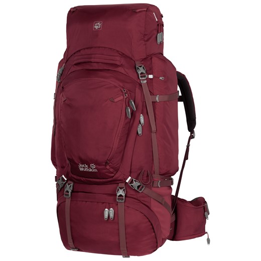 Plecak trekkingowy damski DENALI 65 WOMEN cabernet Autoryzowany Sklep Jack Wolfskin ONE SIZE okazyjna cena Jack Wolfskin