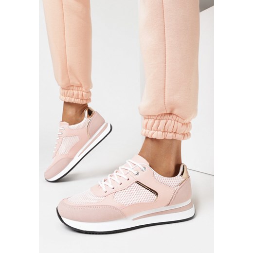 Buty sportowe damskie Born2be różowe 
