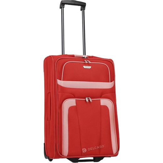 Walizka średnia 2-kółkowa Travelite Orlando 63 cm czerwona Travelite uniwersalny Delcaso