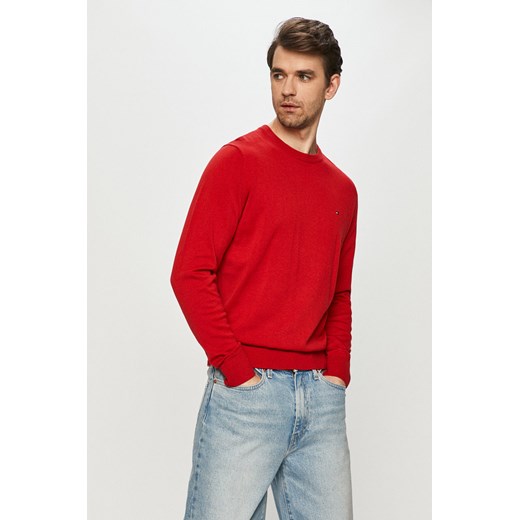Sweter męski czerwony Tommy Hilfiger 
