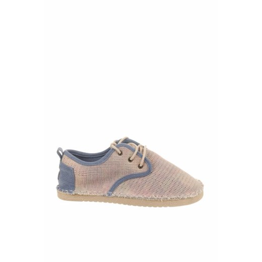 Espadryle damskie Coolway beżowe casualowe płaskie sznurowane