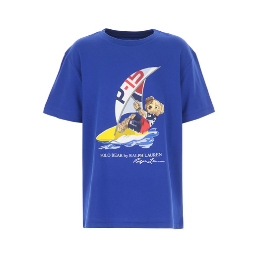 Ralph Lauren Koszulka Dziecięca dla Chłopców, niebieski, Bawełna, 2021, L M XL Ralph Lauren L RAFFAELLO NETWORK