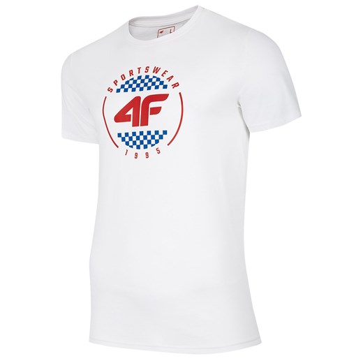Koszulka T-shirt 4F TSM022 - biała (H4L20-TSM022-10S) L okazja Military.pl