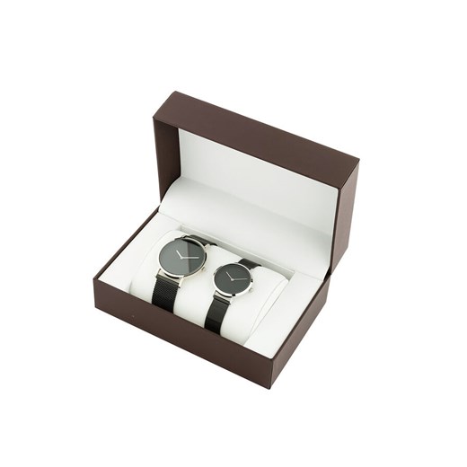 Komplet zegarków dla pary, ze stali szlachetnej  (2 części) | bonprix 0 promocyjna cena bonprix