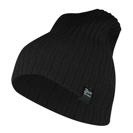 Czapka Czarna Jesienno-Zimowa, Beanie, Krasnal, Rozciągliwa, w Prążki CPAJARBEANIEMM070czarna ze sklepu JegoSzafa.pl w kategorii Czapki zimowe męskie - zdjęcie 105659198