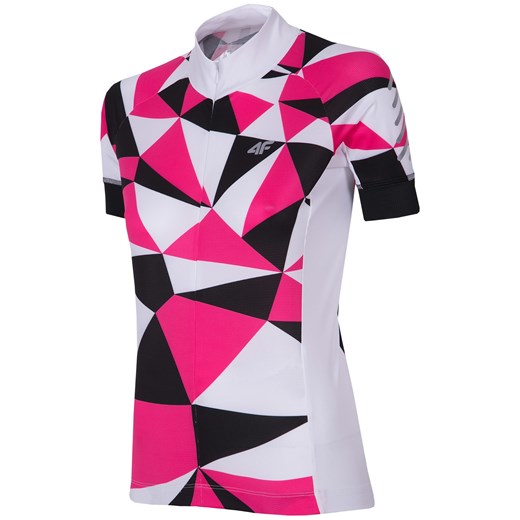 Koszulka rowerowa damska RKD153 - różowy  promocja 4F