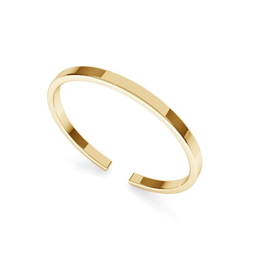 Srebrny pierścionek separator My RING™, srebro 925 : Srebro - kolor pokrycia - Pokrycie żółtym 18K złotem Giorre GIORRE