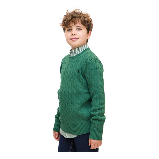 Sweter chłopięcy Polo Ralph Lauren bawełniany 