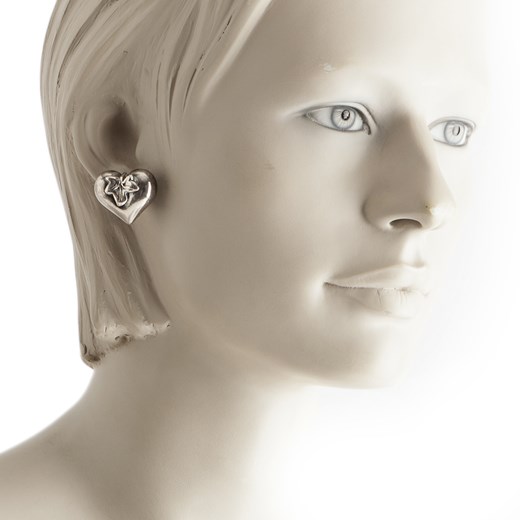 Heart clip on earrings ONESIZE showroom.pl