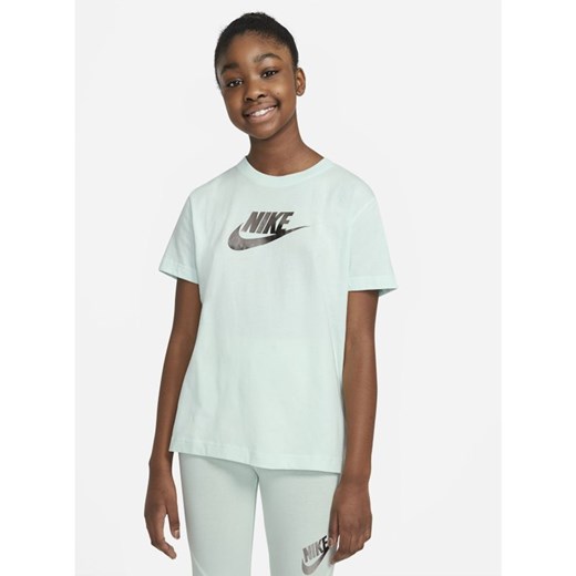 T-shirt dla dużych dzieci (dziewcząt) Nike Sportswear - Zieleń Nike XS Nike poland