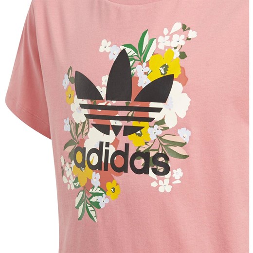 Różowa bluzka dziewczęca Adidas 