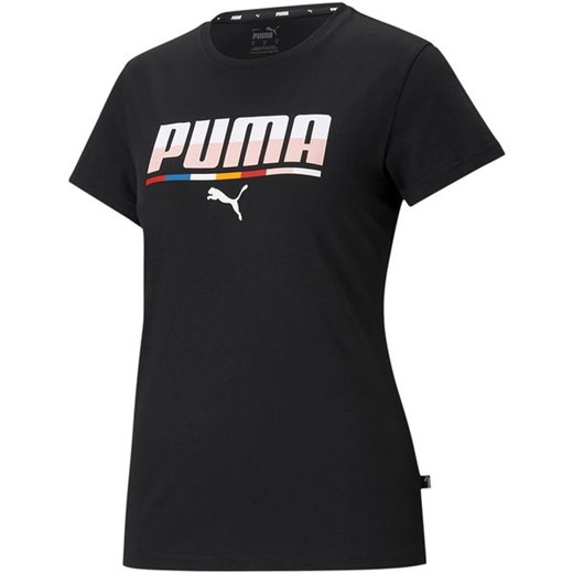 Koszulka damska Multicoloured Tee Puma (black) Puma L wyprzedaż SPORT-SHOP.pl
