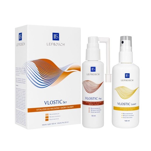 VLOSTIC Set Płyn vitalizer do włosów zestaw - Vlostic Light 100 ml + Vlostic Pro 50 ml Lefrosch uniwersalny drogeriaolmed.pl