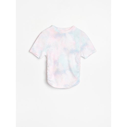 Reserved - T-shirt z efektem tie-dye - Wielobarwny Reserved M Reserved