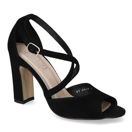Sandały Kotyl 5921 Czarne zamsz ze sklepu Arturo-obuwie w kategorii Sandały damskie - zdjęcie 105816905