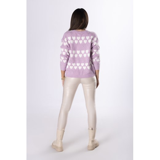 Sweter damski Ptakmoda.com casualowy dzianinowy 