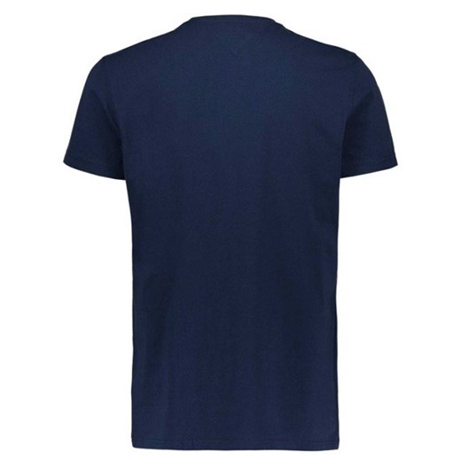 Niebieski t-shirt męski Tommy Hilfiger z krótkimi rękawami 