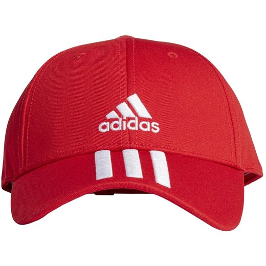 Czerwona czapka dziecięca Adidas z napisem 