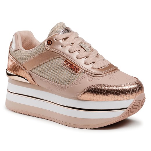 Sneakersy GUESS - Hansin FL5HNS ELE12 BLUSH Guess 36 eobuwie.pl