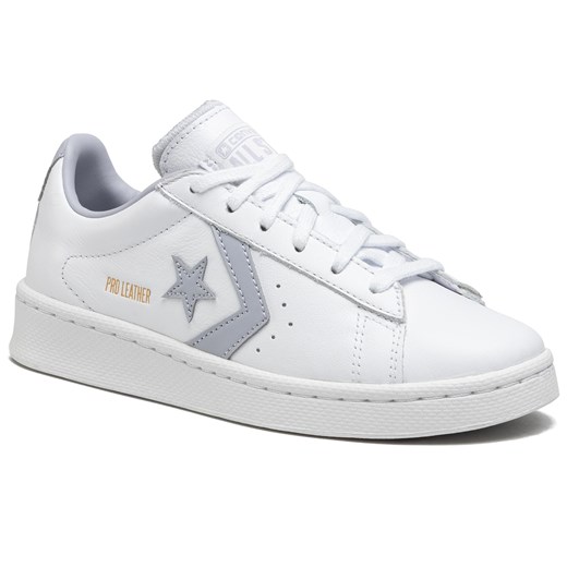 Buty sportowe damskie Converse sneakersy białe na płaskiej podeszwie sznurowane wiosenne 