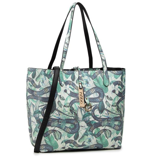 Shopper bag Nobo mieszcząca a4 wielokolorowa z nadrukiem
