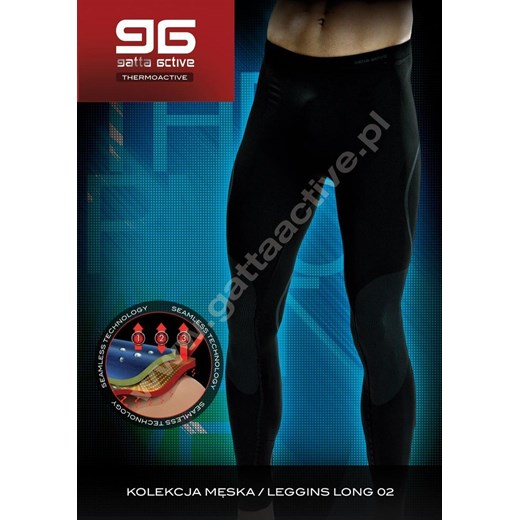 LEGGINSY GATTA GAT THERMO MEN WZ 02 Gatta XL/XXL Świat Bielizny