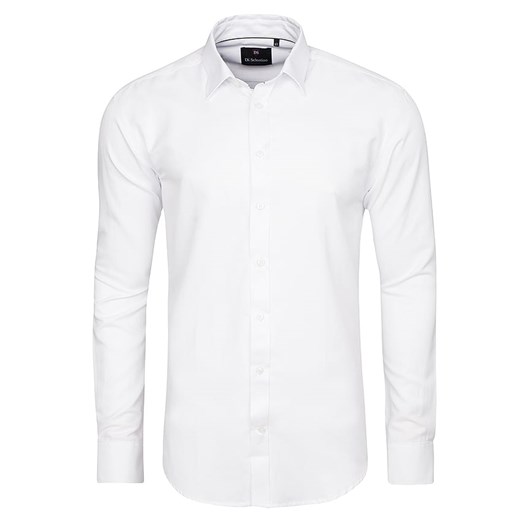 koszula męska salzburg white new slim  di selentino biała ze sklepu Royal Shop w kategorii Koszule męskie - zdjęcie 105885656