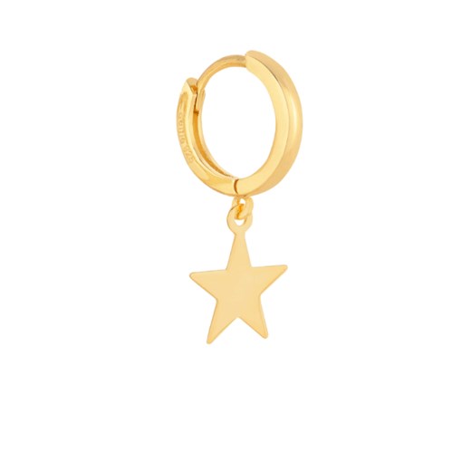Kolczyk Star Huggie Gold Selfie Store Selfie Store