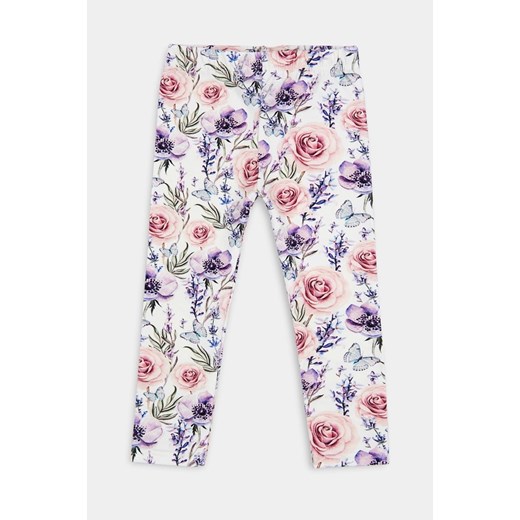 Legginsy w fioletowe kwiaty 98 Myprincess / Lily Grey MKA GROUP