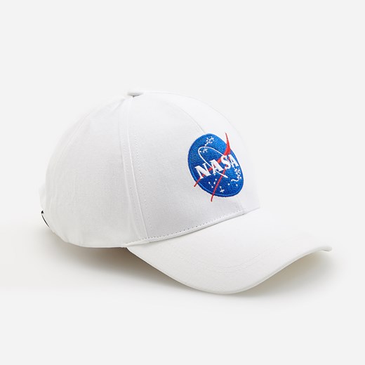 Reserved - Czapka z daszkiem NASA - Biały Reserved ONE SIZE wyprzedaż Reserved