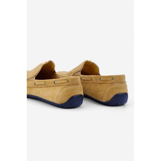 Yourshoes mokasyny męskie skórzane bez zapięcia