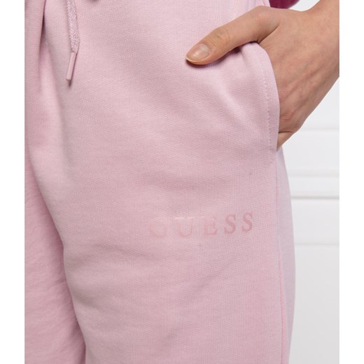 Spodnie damskie Guess różowe 