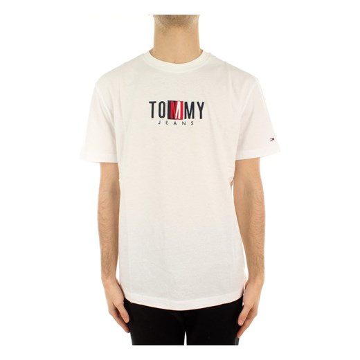 T-shirt męski Tommy Hilfiger z krótkim rękawem z napisami 