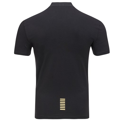 T-shirt męski Emporio Armani bawełniany czarny z krótkim rękawem 