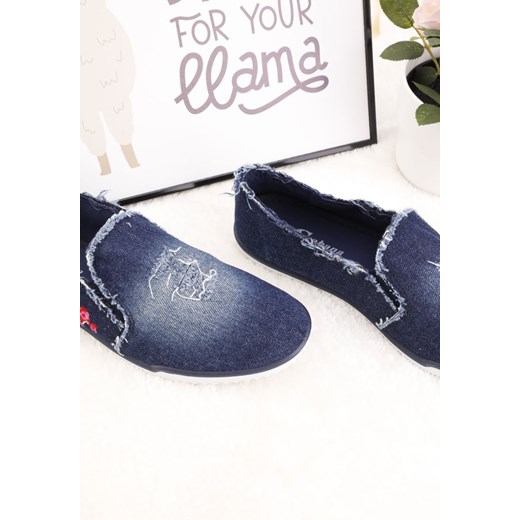 Tenisówki jeansowe 1 Aros Yourshoes 37 YourShoes