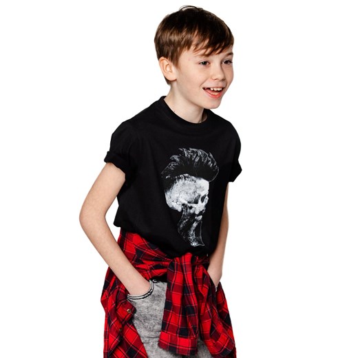 T-shirt chłopięce czarny Underworld z nadrukami