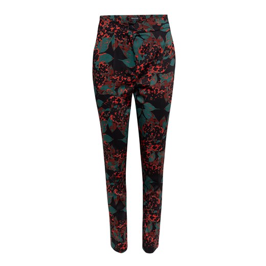  Największy Dostawca Spodnie z kolorowym roślinnym nadrukiem i zwężanymi nogawkami Bialcon Eye For Fashion wielokolorowy spodnie damskie RPFTN