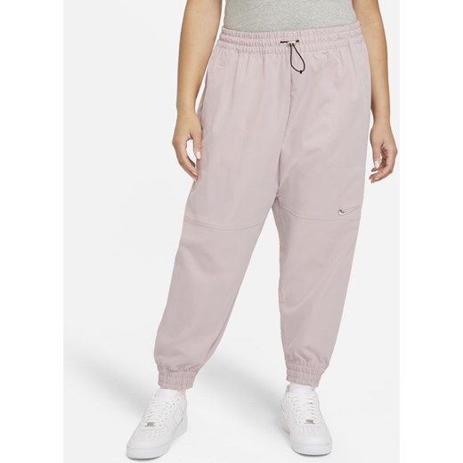 Spodnie damskie Nike Sportswear Swoosh (duże rozmiary) - Różowy Nike 3X Nike poland