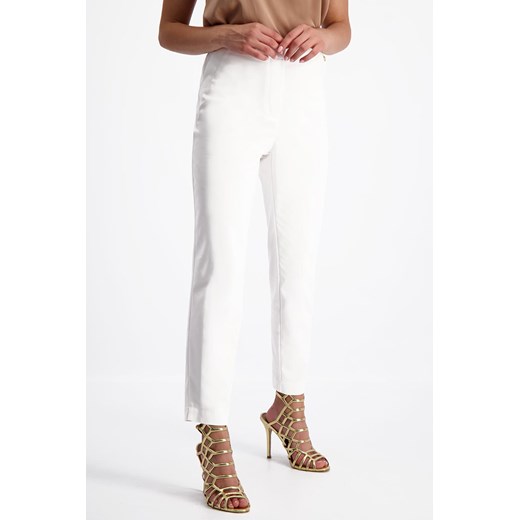  Wytrzymałe Spodnie damskie Lavard białe biały spodnie damskie WCKLL