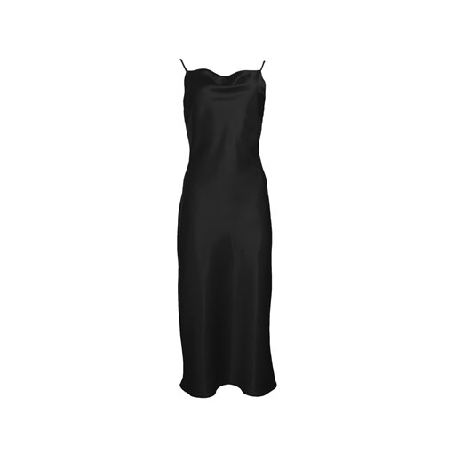 Jedwabna sukienka ADELE – czarna So Fluffy L SOFLUFFY