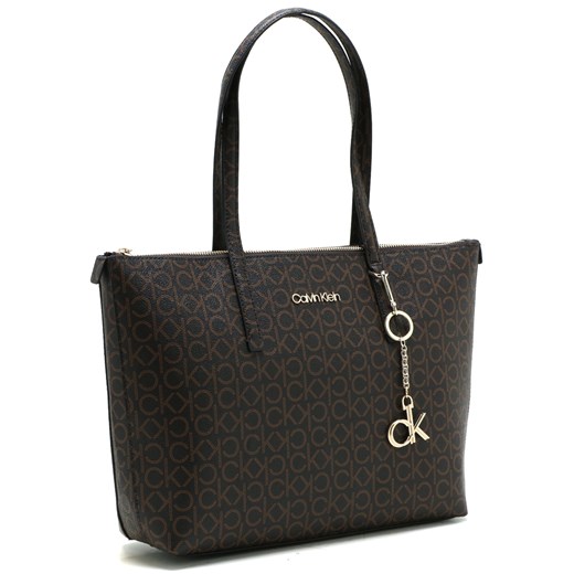 Shopper bag Calvin Klein skórzana wakacyjna duża