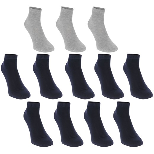 Donnay Trainer Socks 12 Pack Mens Donnay Mens 12+ Factcool