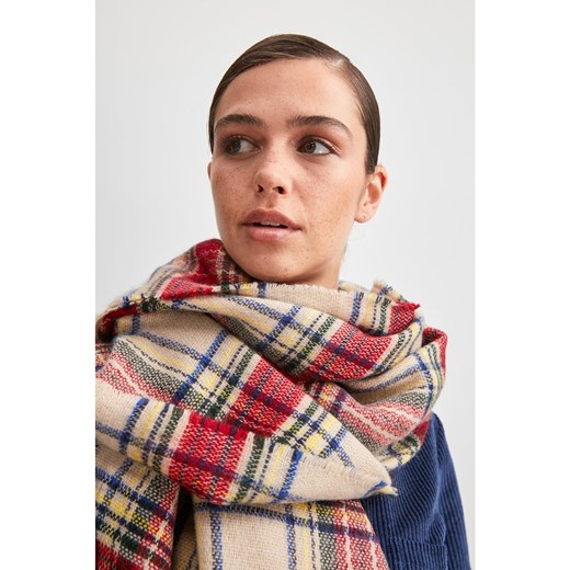 Trendyol Multicolored Plaid Patterned Scarf Trendyol One size Factcool