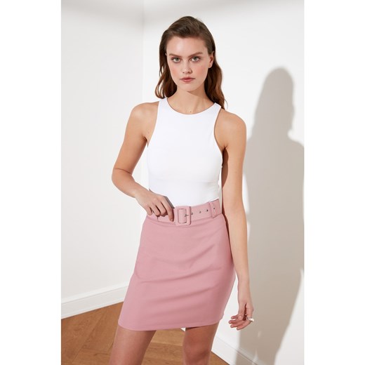 Trendyol Rose Dry Belt Detailed Skirt Trendyol 40 Factcool